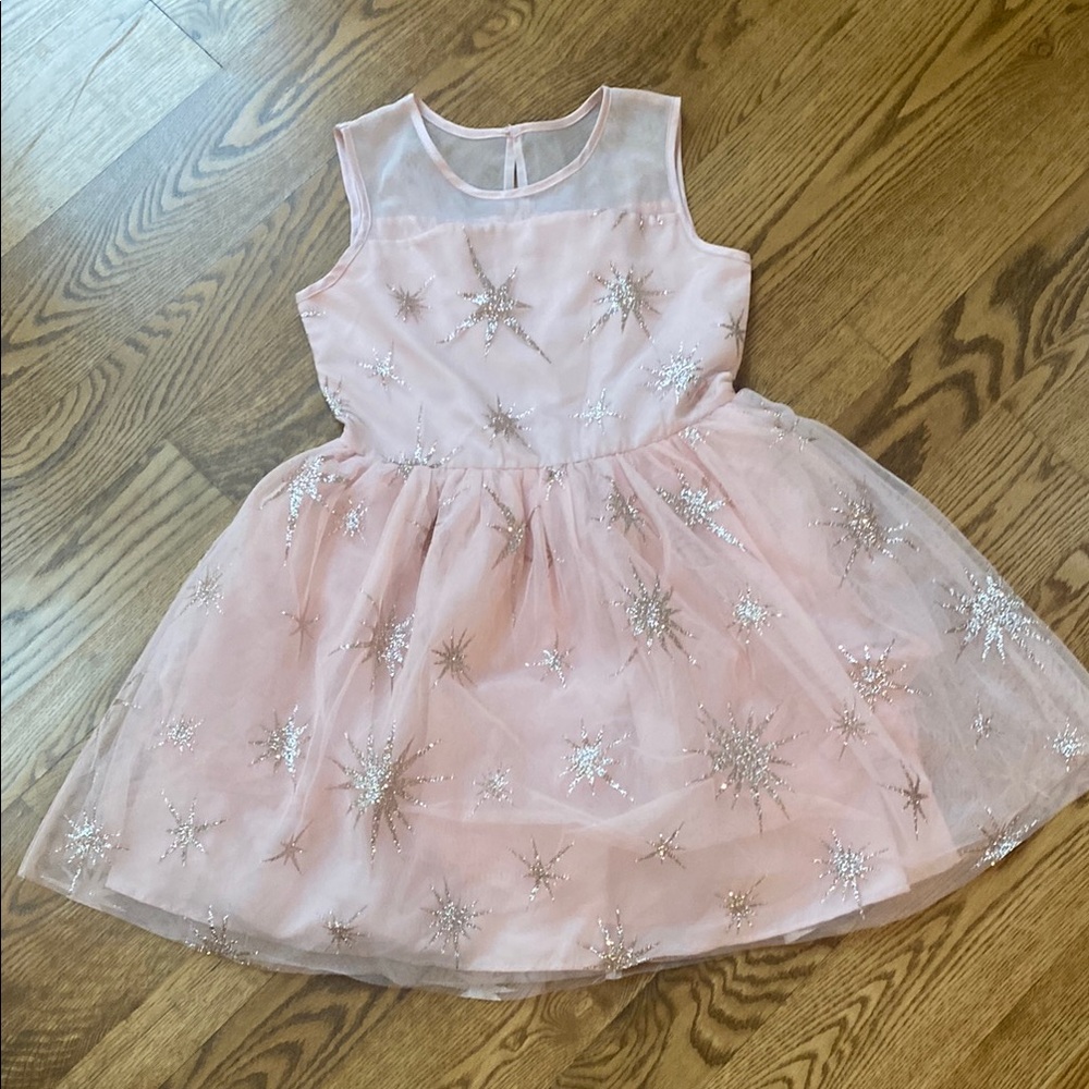 Girls size 12 NWT pink sparkly party dress Glynda wizard of Oz star
